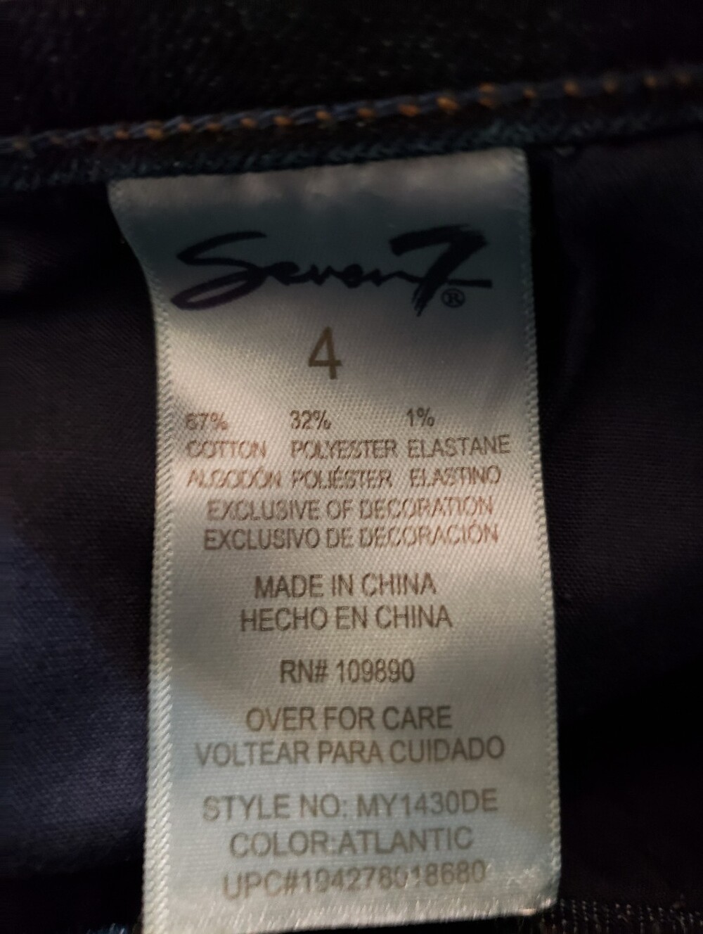 Seven7 Jeans High Rise - Picture 5 of 10